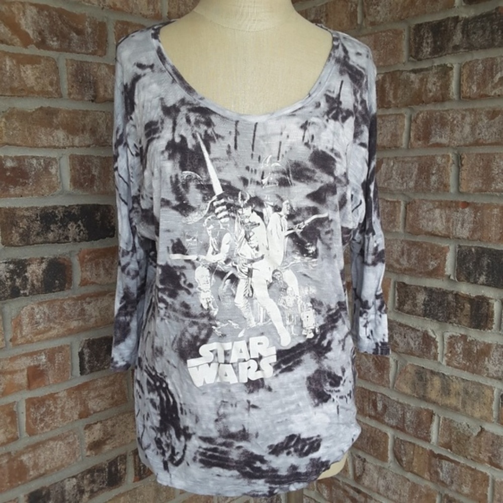 Star Wars 3/4 Sleeves Tee sz S